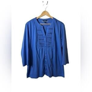 KAREN SCOTT woman 1X top shirt